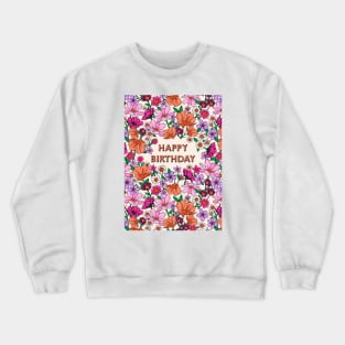 BOTANICAL BIRTHDAY Crewneck Sweatshirt